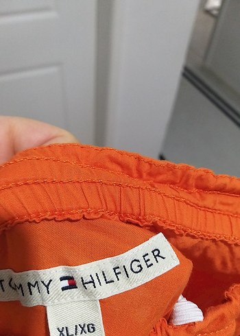 Turuncu Bohem Uzun Keten Etek tommy xl beden orjinal - Görsel 6