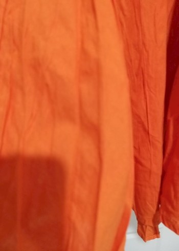 Turuncu Bohem Uzun Keten Etek tommy xl beden orjinal - Görsel 5