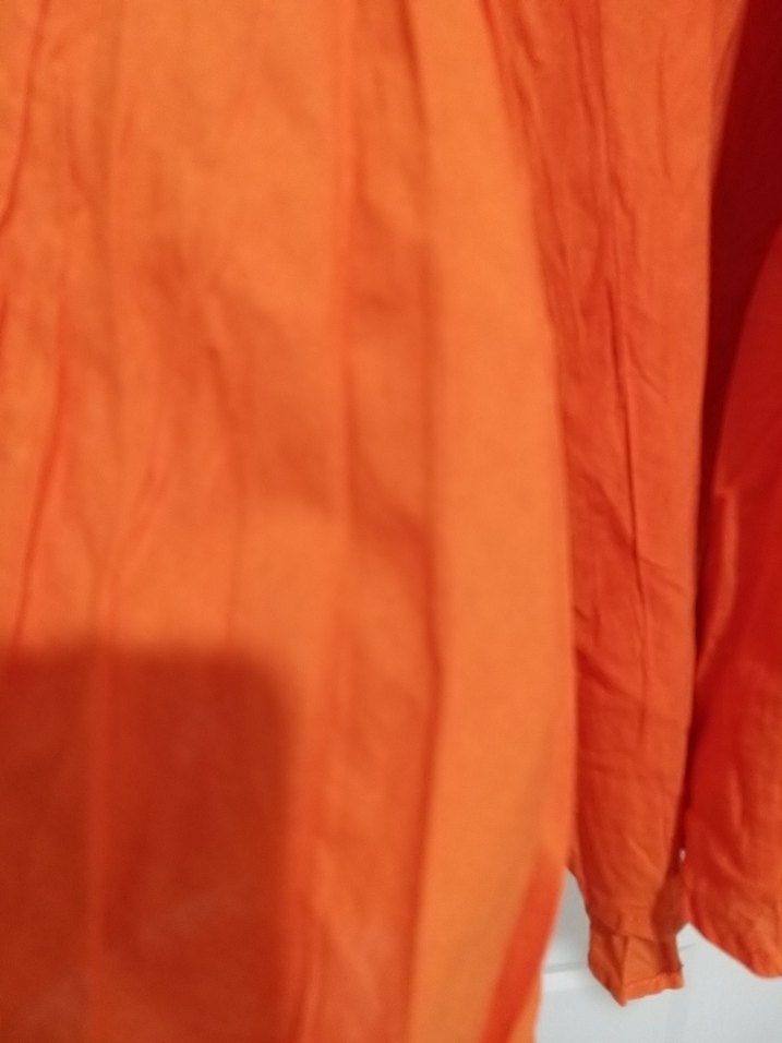 Turuncu Bohem Uzun Keten Etek tommy xl beden orjinal - Görsel 5