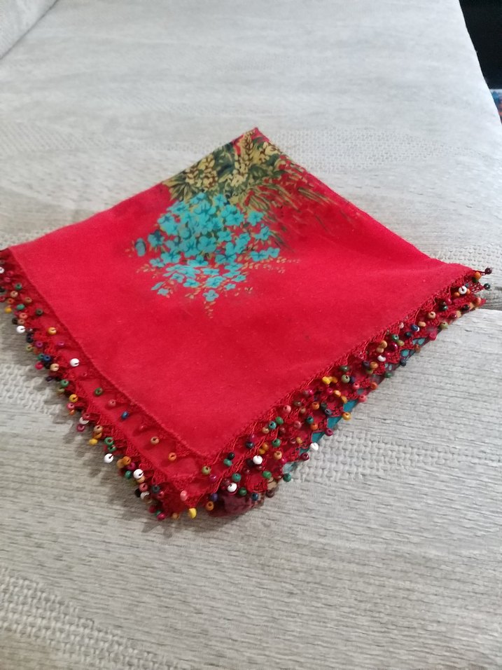 sık sık yapılmış iğne oyalı yazma az kullanılmıştır reyyan marka - Görsel 4