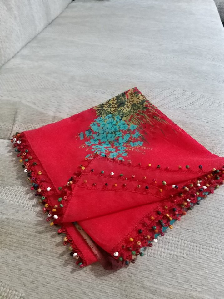 sık sık yapılmış iğne oyalı yazma az kullanılmıştır reyyan marka - Görsel 2