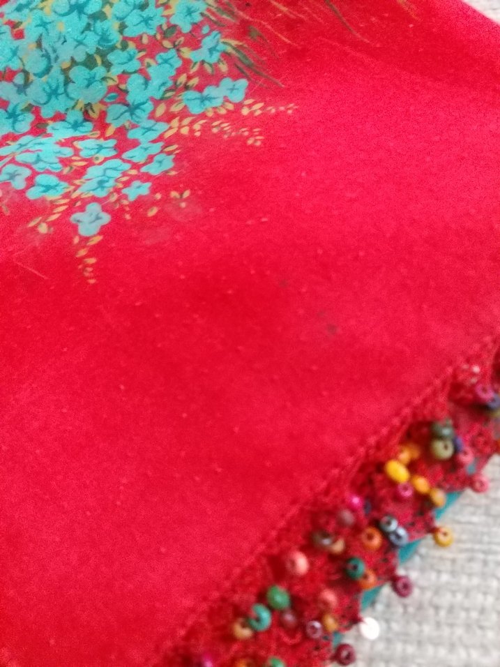 sık sık yapılmış iğne oyalı yazma az kullanılmıştır reyyan marka - Görsel 3