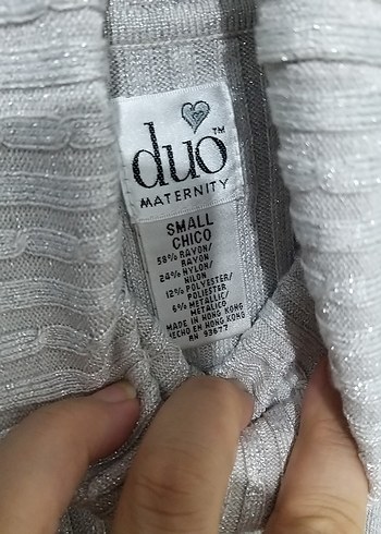 Gri Kadın Boğazlı simli merserise Triko Kazak baya esnek - Görsel 10