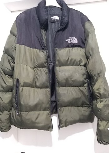 The North Face Yeşil Siyah Erkek Mont l beden - Görsel 6