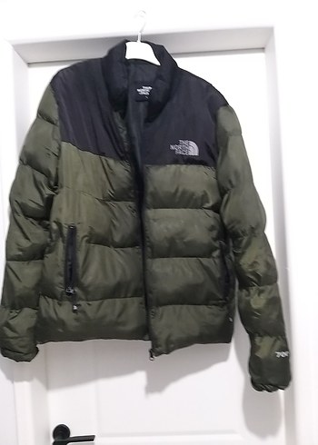 The North Face Yeşil Siyah Erkek Mont l beden - Görsel 10