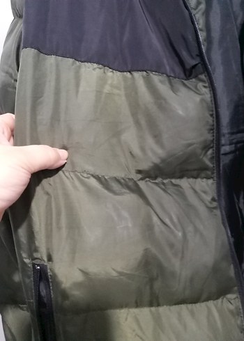 The North Face Yeşil Siyah Erkek Mont l beden - Görsel 5