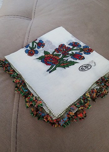 4 adet el boyama vintage iğne oyalı yazmalar tin tin oyalı - Görsel 9