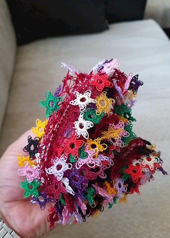 sık sık yapılmış iğne oyalı yazma alt örümcekleri - Görsel 10