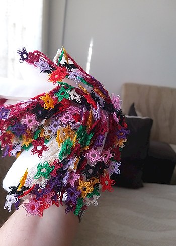 sık sık yapılmış iğne oyalı yazma alt örümcekleri - Görsel 3