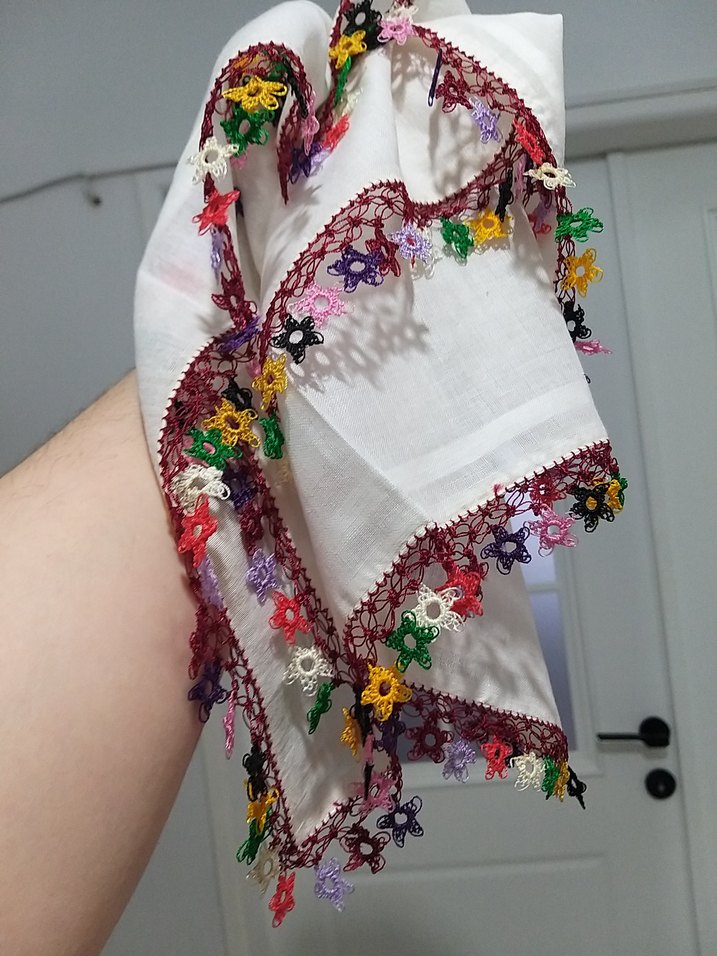 sık sık yapılmış iğne oyalı yazma alt örümcekleri - Görsel 5