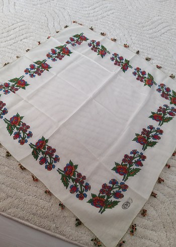 el boyama vintağe tin tin oyalı yaxma iğne oyası küçük yazmalard - Görsel 5