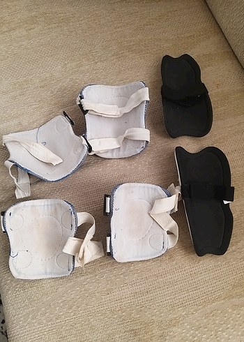 Mavi Plastik Motosiklet Dizlikleri Velcro - Görsel 5