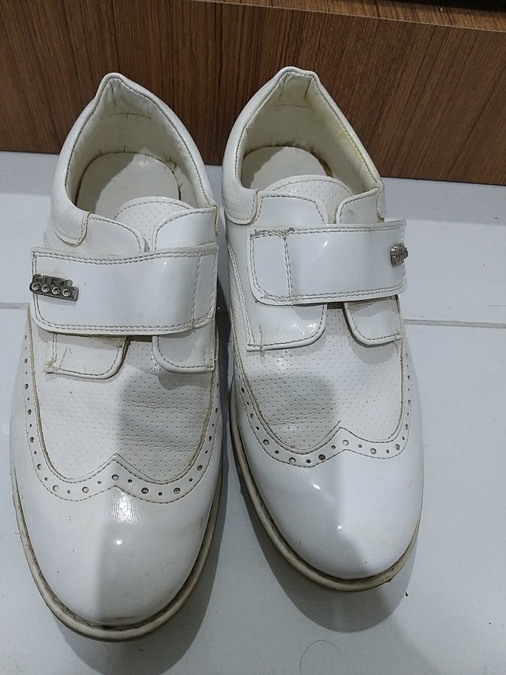 Beyaz Parlak Kemerli Erkek Çocuk Ayakkabısı 35no - Görsel 2