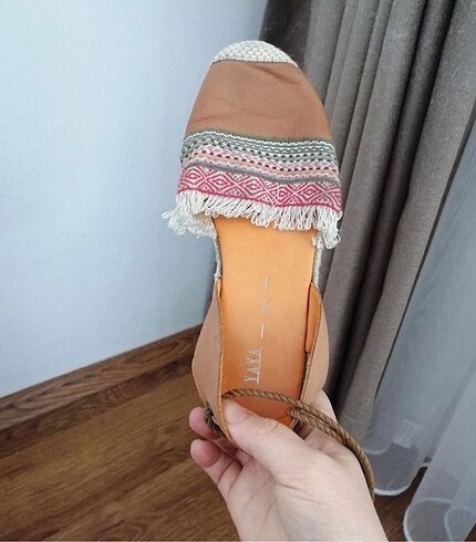 36 Beden Deri espadril