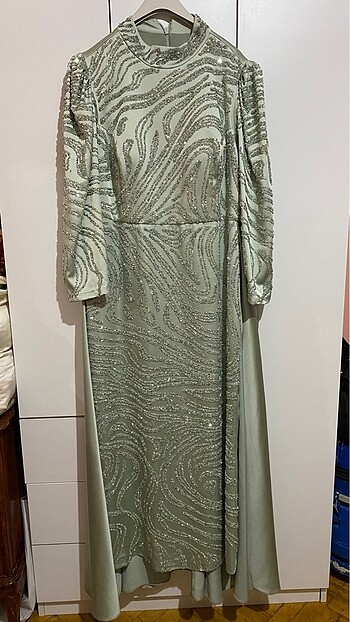 Tesettür abiye elbise - Görsel 2