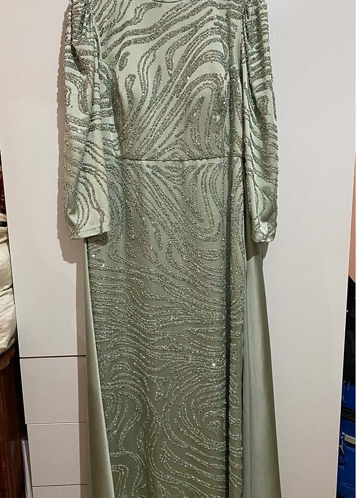 Tesettür abiye elbise - Görsel 2