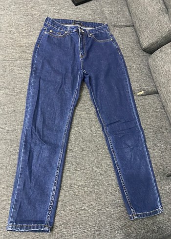 Mavi Normal Boy Kadın Denim Pantolon - Görsel 2