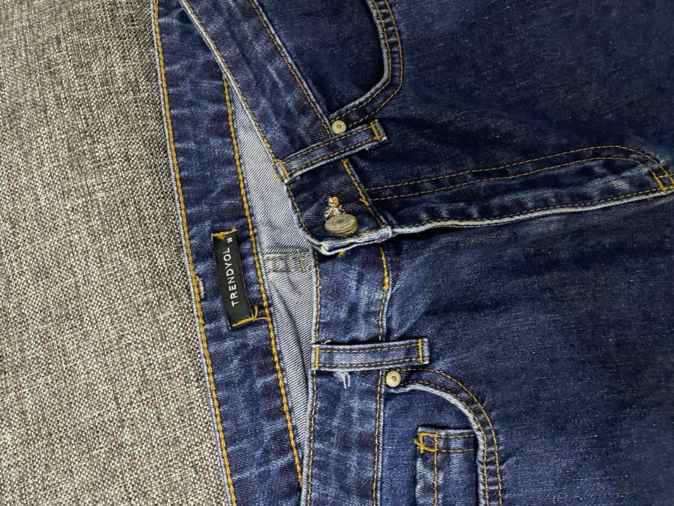 Mavi Normal Boy Kadın Denim Pantolon - Görsel 3