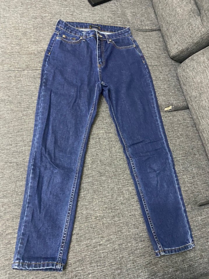 Mavi Normal Boy Kadın Denim Pantolon - Görsel 2
