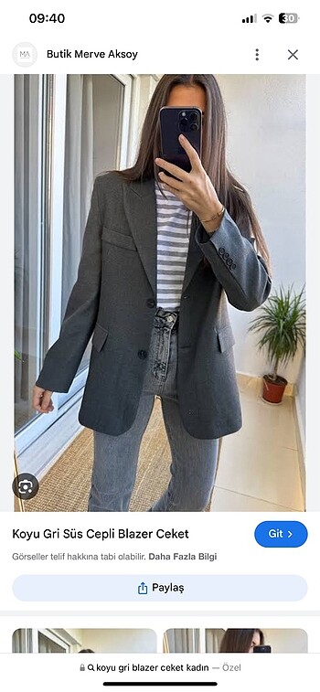Blazer ceket