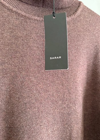 Sarar Kahverengi Erkek Yün Triko Kazak