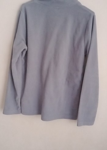 s Beden Gri Erkek Fermuarlı Polar Sweatshirt