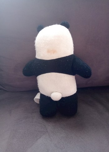 Diğer Gri Siyah Panda Peluş Oyuncak