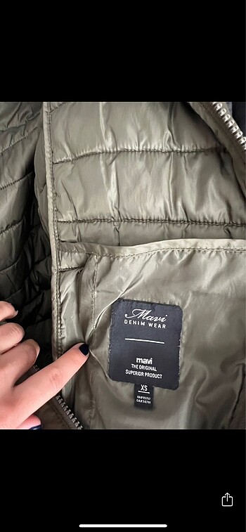 xs Beden Mavi mont