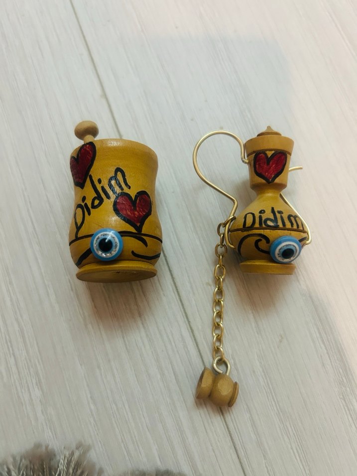 Renkli Ahşap Didim Magnet Seti - Görsel 2