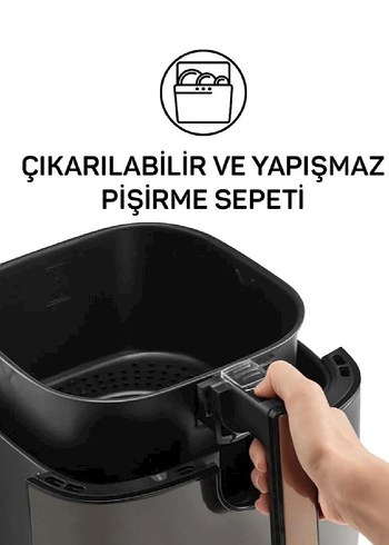 Arzum Airfrey 6 Litre XL - Görsel 3