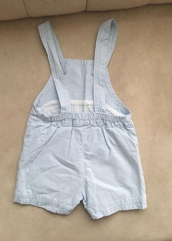 Düğmeli Mavi Erkek Tulum - Görsel 3