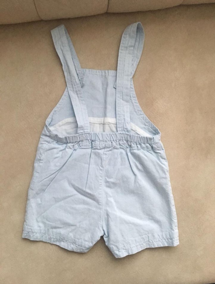 Düğmeli Mavi Erkek Tulum - Görsel 3