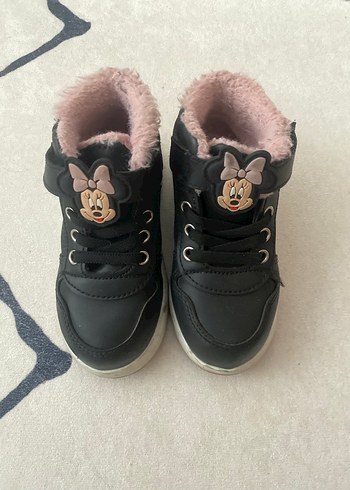 25 Beden siyah Renk LCW STEPS Minnie Mouse Baskılı Kız ayakkabı