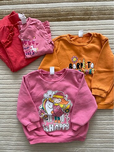 Kız bebek sweatshirt
