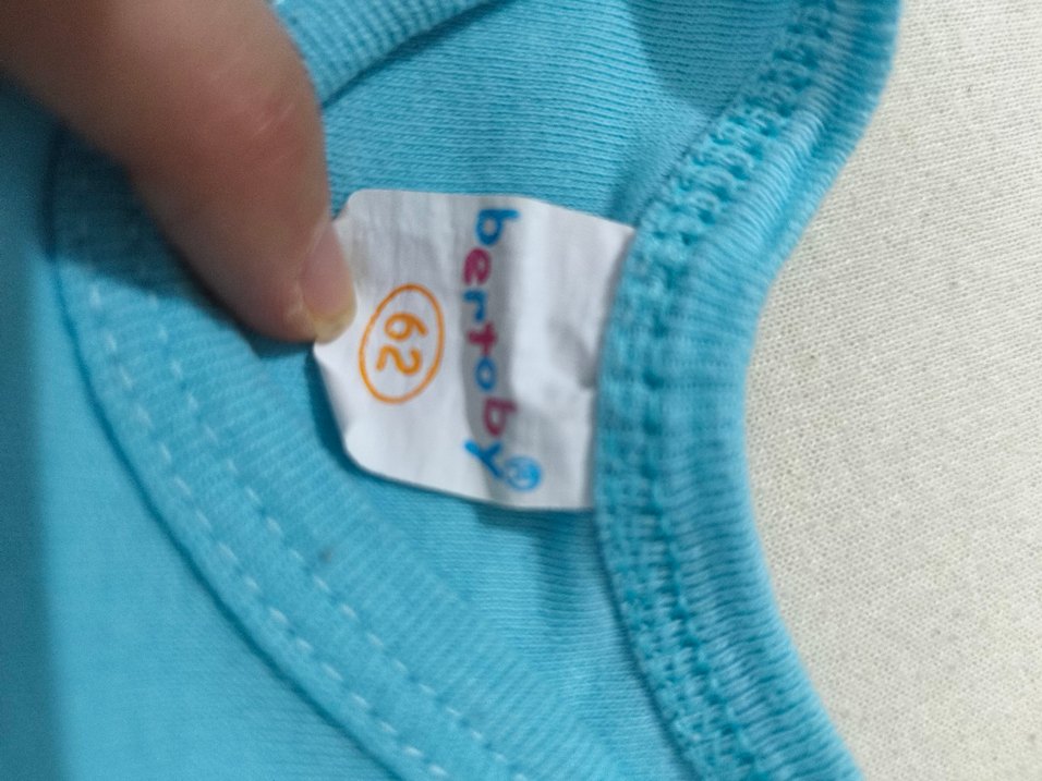 Uzun Kollu Mavi Bebek Erkek Body - Görsel 2