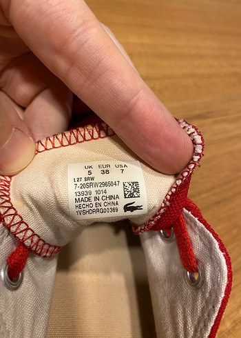 Lacoste Spor Ayakkabı (No:38) - Görsel 12