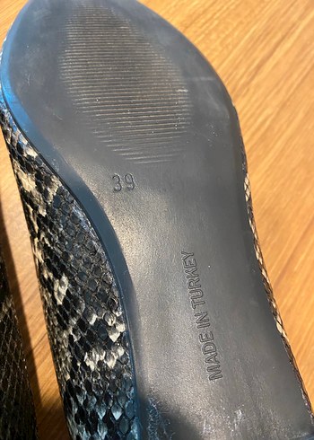 Nine West Yılan Derisi Desenli Babet (No:39) - Görsel 18