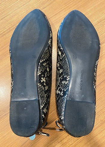 Nine West Yılan Derisi Desenli Babet (No:39) - Görsel 17