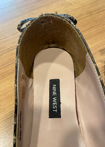 Nine West Yılan Derisi Desenli Babet (No:39) - Görsel 15