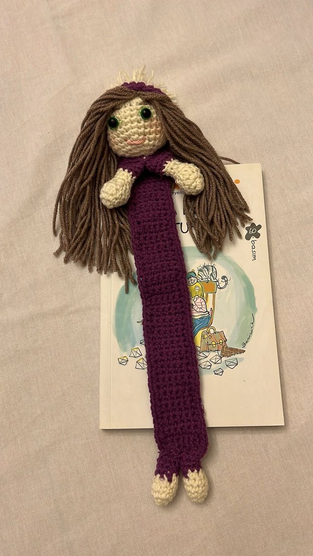 Amigurumi Kitap Ayracı (El Yapımı) - Görsel 5