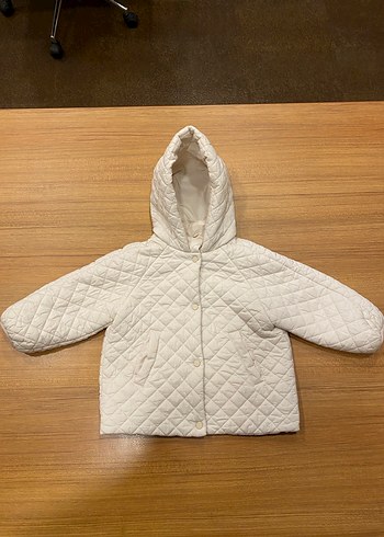 Zara Kız Çocuk Beyaz Mont (3-4 Yaş) - Görsel 2