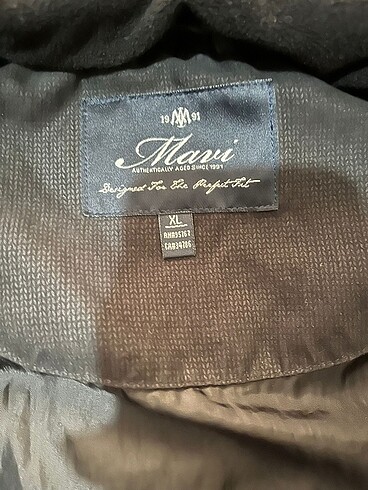xl Beden siyah Renk Mavi jeans mont