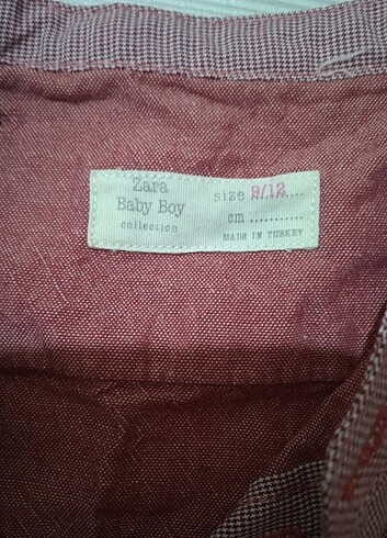 Zara Zara baby marka çocuk gömlek 