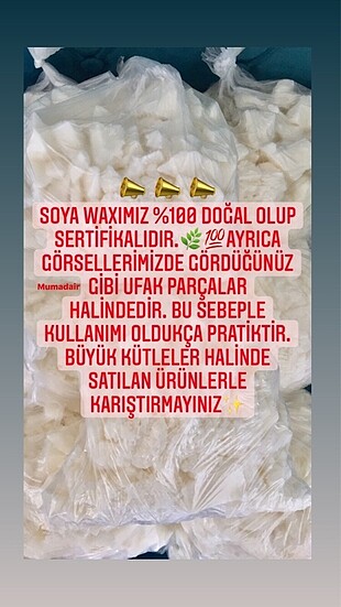 Soya wax(soya parafini)