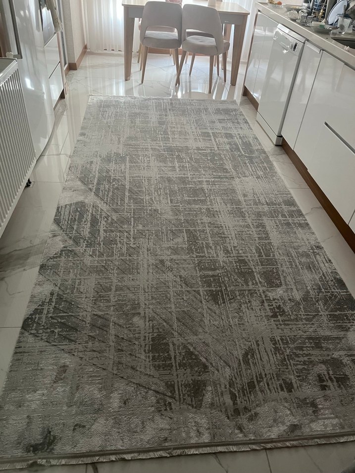 Gri Çağdaş Desensiz Halı - Görsel 3