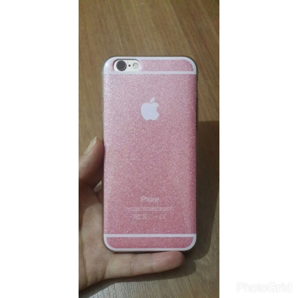 Diğer Pembe simli 6/6s telefon kılıfı