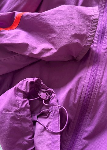 Mor Parlak Kapüşonlu ruzgarlik - Görsel 3
