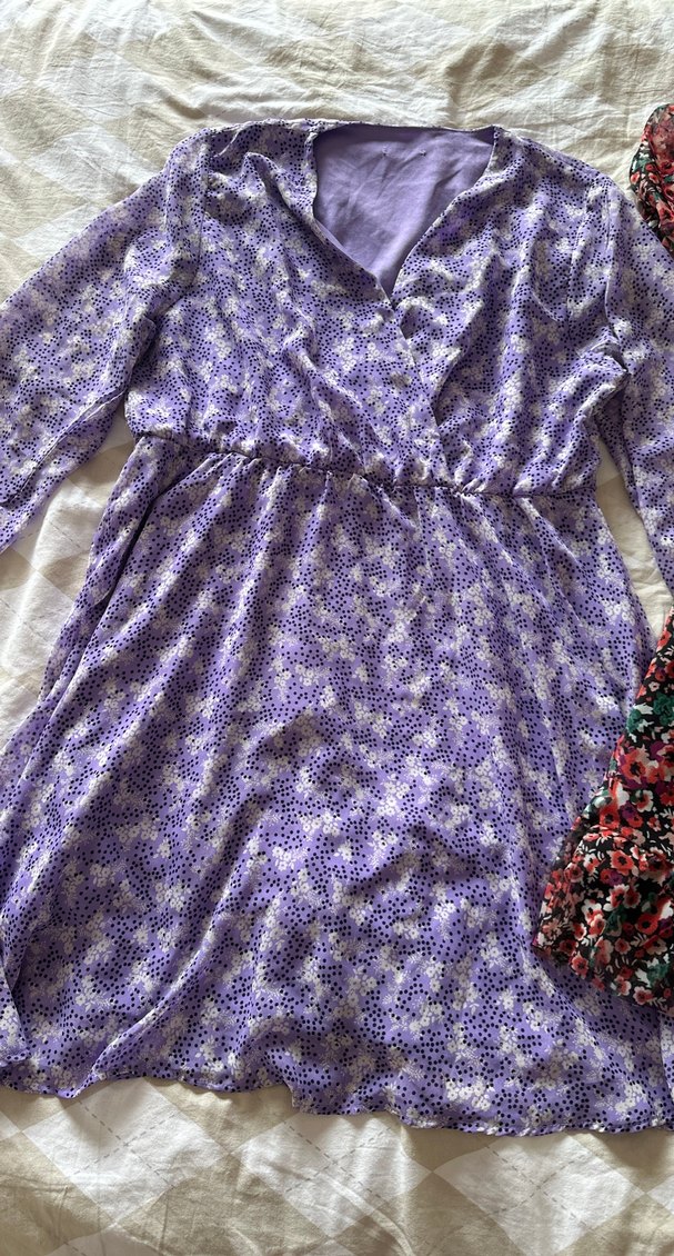 Çiçek Desenli Bohem Midi Elbise - Görsel 2