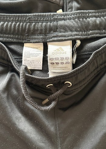 Kadın Siyah Bel Detaylı Eşofman Takımı orijinal Adidas Boynerde - Görsel 2