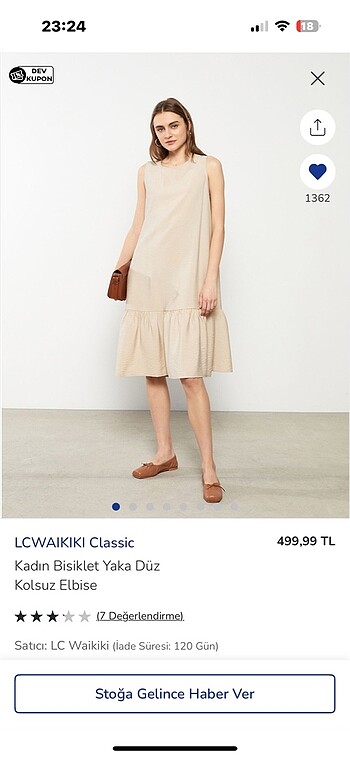 LCW elbise